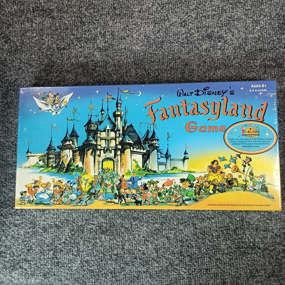 Disney Board Game Lot 4 Adventureland Fantasyland Monorail River 2005 SEALED - Picture 4 of 15